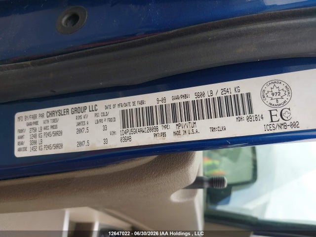 Продаж на аукціоні авто 2010 Dodge Nitro Sxt, vin: 1D4PU5GK4AW120098, номер лоту: 12647022