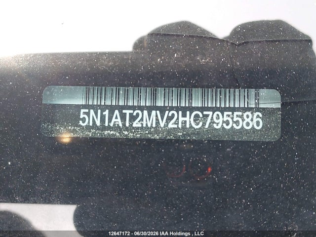 Aukcja sprzedaży 2017 Nissan Rogue S/sl Platinum/sv, vin: 5N1AT2MV2HC795586, numer aukcji: 12647172