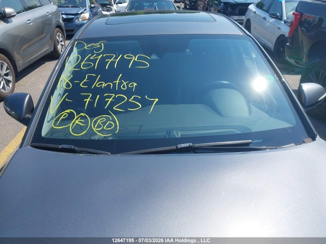 Aukcja sprzedaży 2018 Hyundai Elantra Gls, vin: KMHD84LFXJU717254, numer aukcji: 12647195