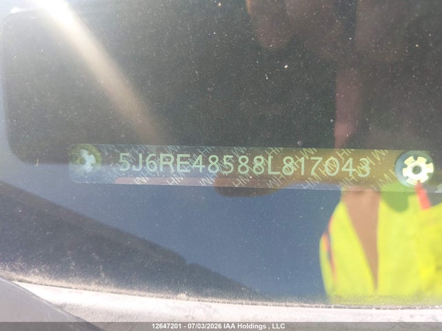 2008 Honda Cr-v მანქანა იყიდება აუქციონზე, vin: 5J6RE48588L817043, აუქციონის ნომერი: 12647201