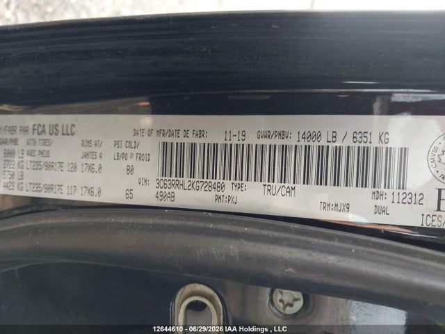 RAM 3500 Big Horn 2019 3C63RRHL2KG728480 Image 9