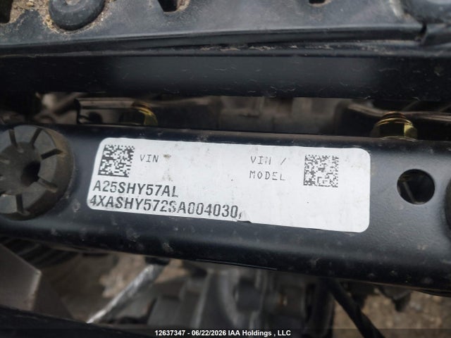 2025 Polaris Sportsman Trail 570 მანქანა იყიდება აუქციონზე, vin: 4XASHY572SA004030, აუქციონის ნომერი: 12637347