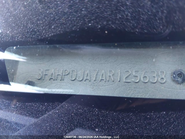 12640736 :رقم المزاد ، 3FAHP0JA7AR125638 vin ، 2010 Ford Fusion Sel مزاد بيع