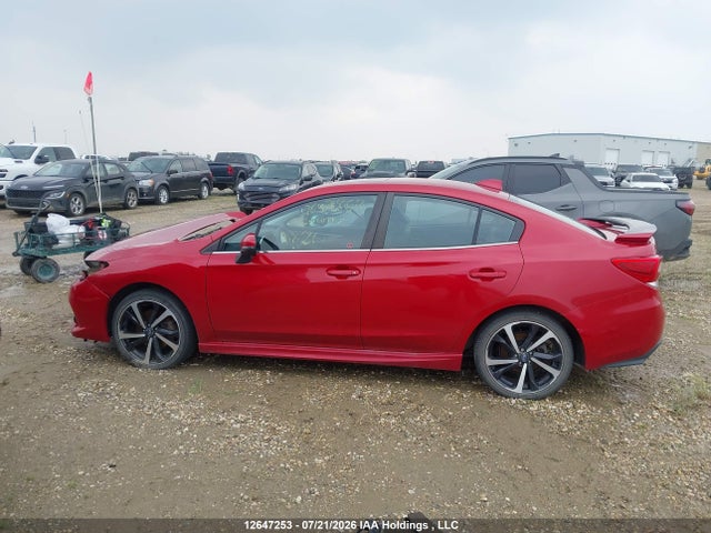 12647253 :رقم المزاد ، 4S3GKAU64M3601073 vin ، 2021 Subaru Impreza Sport-tech With Eyesight 4-door مزاد بيع