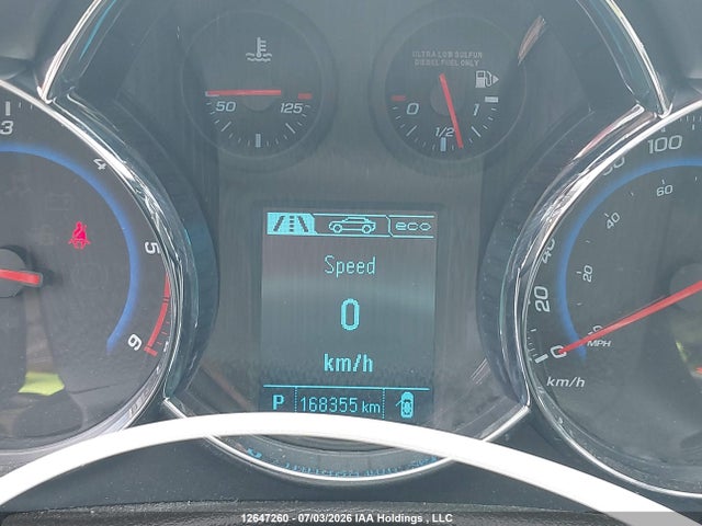 2015 Chevrolet Cruze Diesel მანქანა იყიდება აუქციონზე, vin: 1G1P75SZ7F7279149, აუქციონის ნომერი: 12647260