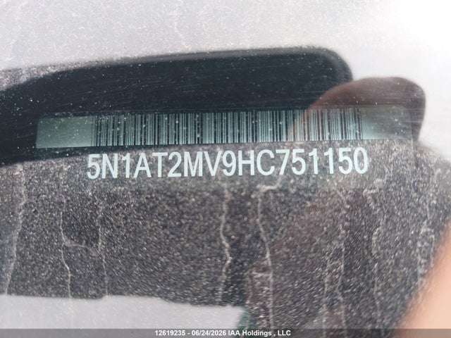 Aukcja sprzedaży 2017 Nissan Rogue S/sl Platinum/sv, vin: 5N1AT2MV9HC751150, numer aukcji: 12619235