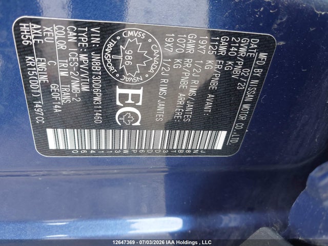 Nissan Rogue 2023 JN8BT3DD6PW311460 Image 9
