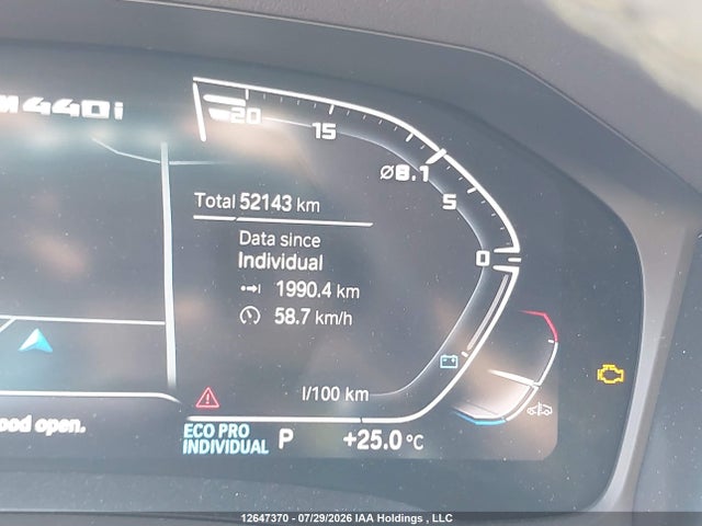 Aukcja sprzedaży 2022 Bmw M440i Gran Coupe Xdrive, vin: WBA13AW03NFM04906, numer aukcji: 12647370