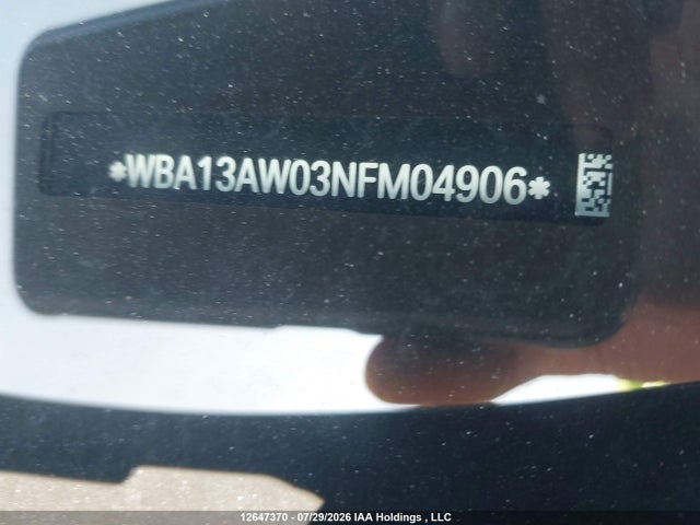 Продаж на аукціоні авто 2022 Bmw M440i Gran Coupe Xdrive, vin: WBA13AW03NFM04906, номер лоту: 12647370