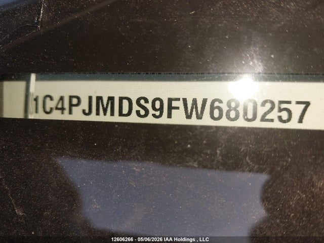 Продажа на аукционе авто 2015 Jeep Cherokee Limited, vin: 1C4PJMDS9FW680257, номер лота: 12606266
