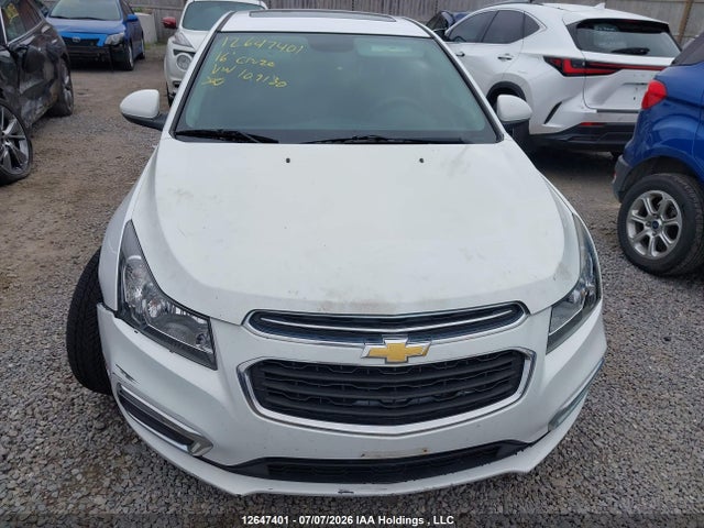 2016 Chevrolet Cruze Limited 1lt მანქანა იყიდება აუქციონზე, vin: 1G1PE5SB0G7109130, აუქციონის ნომერი: 12647401