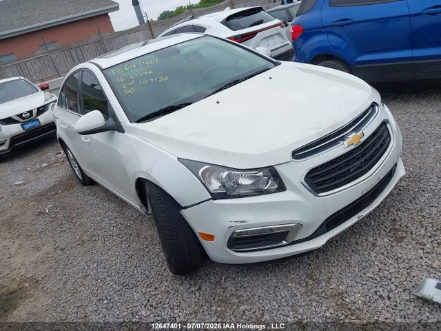 2016 Chevrolet Cruze Limited 1lt მანქანა იყიდება აუქციონზე, vin: 1G1PE5SB0G7109130, აუქციონის ნომერი: 12647401