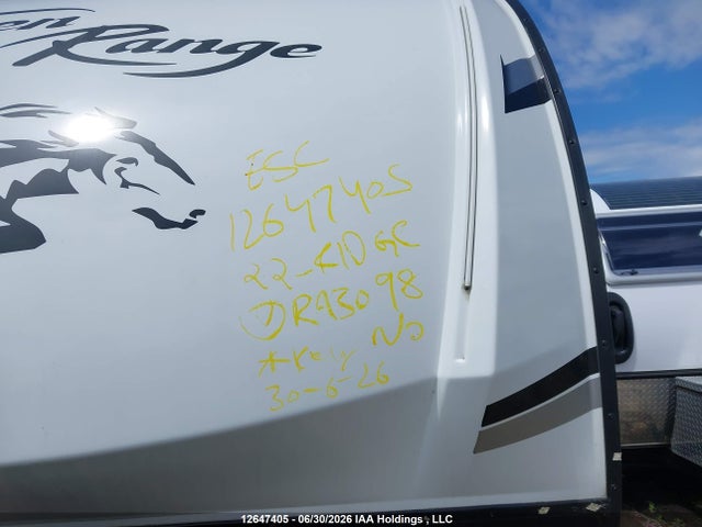 Продаж на аукціоні авто 2022 Highland Ridge Rv Open Range Lite Air, vin: 58TBH0AJ1N3RA3098, номер лоту: 12647405
