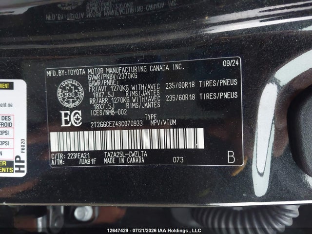 Lexus NX 350 2025 2T2GGCEZ4SC070933 Image 9