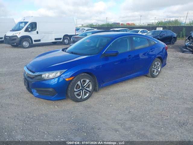 Honda Civic Lx 2017 2HGFC2F54HH036606 Image 2