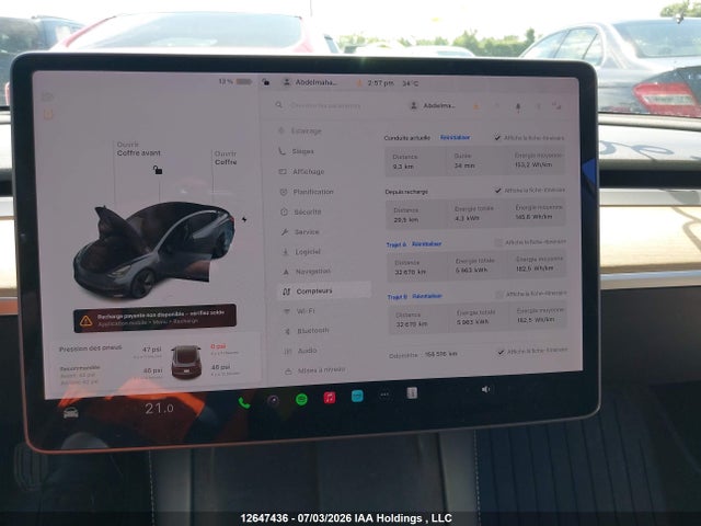 5YJ3E1EA2MF963172 Tesla Model 3 Standard Range/standard Range Plus