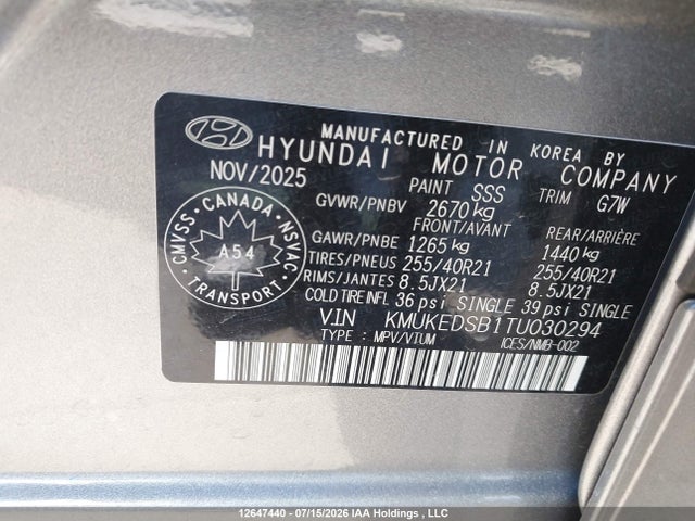 Genesis Gv60 +/sport 2026 KMUKEDSB1TU030294 Image 18