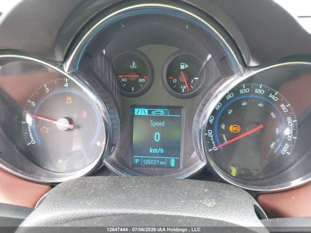 12647444 :رقم المزاد ، 1G1PE5SB0D7213399 vin ، 2013 Chevrolet Cruze Lt Turbo مزاد بيع