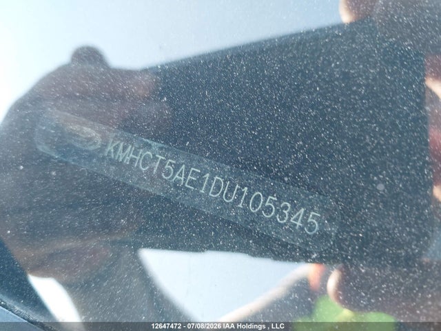 12647472 :رقم المزاد ، KMHCT5AE1DU105345 vin ، 2013 Hyundai Accent Gl مزاد بيع