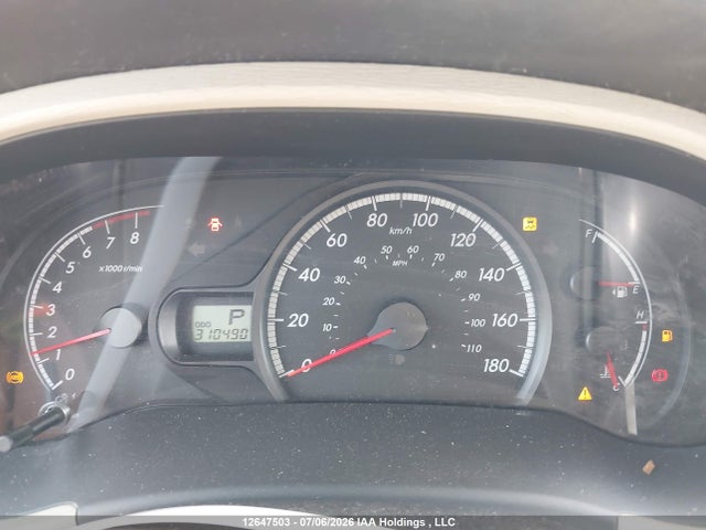 2011 Toyota Sienna Le 8 Passenger მანქანა იყიდება აუქციონზე, vin: 5TDKK3DC1BS089571, აუქციონის ნომერი: 12647503