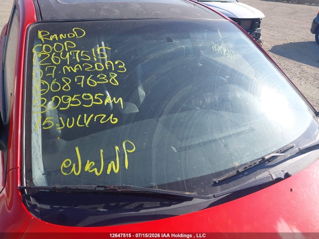 Aukcja sprzedaży 2007 Mazda Mazda3 Gt, vin: JM1BK323771687638, numer aukcji: 12647515
