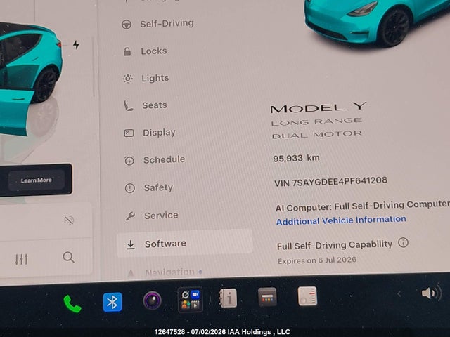 Tesla Model Y Long Range 2023 7SAYGDEE4PF641208 Image 15
