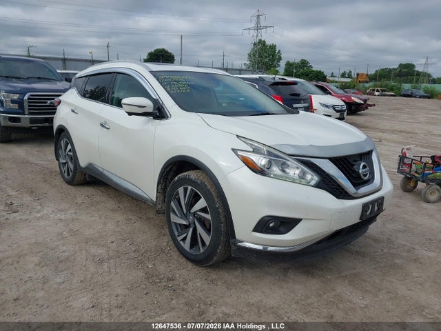 Aukcja sprzedaży 2017 Nissan Murano S/sl/sv/platinum, vin: 5N1AZ2MH8HN111086, numer aukcji: 12647536