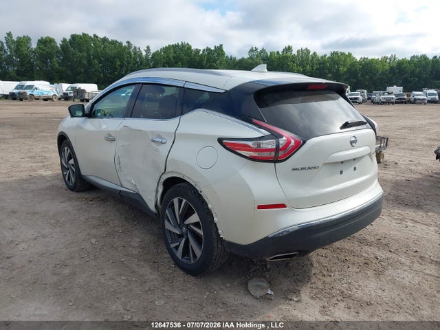 Aukcja sprzedaży 2017 Nissan Murano S/sl/sv/platinum, vin: 5N1AZ2MH8HN111086, numer aukcji: 12647536
