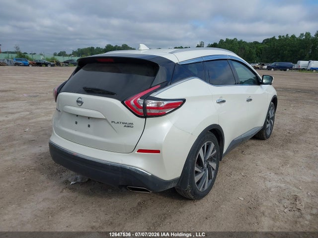 Aukcja sprzedaży 2017 Nissan Murano S/sl/sv/platinum, vin: 5N1AZ2MH8HN111086, numer aukcji: 12647536