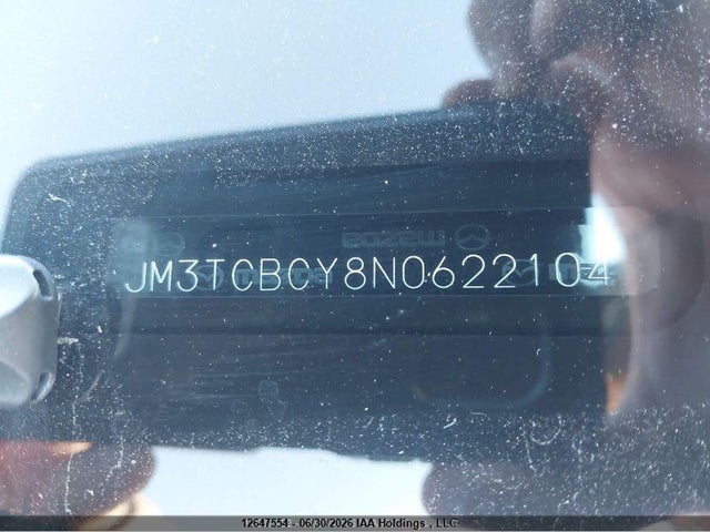 12647554 :رقم المزاد ، JM3TCBCY8N0622104 vin ، 2022 Mazda Cx-9 Gs/gs-l مزاد بيع