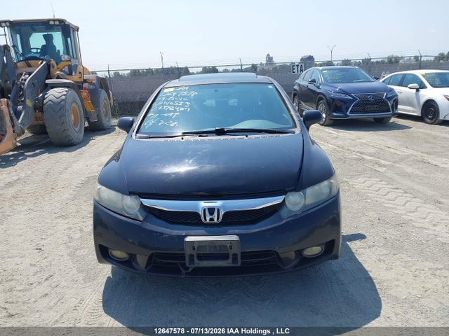 2009 Honda Civic Exl მანქანა იყიდება აუქციონზე, vin: 2HGFA15019H010553, აუქციონის ნომერი: 12647578