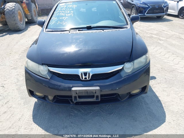 2009 Honda Civic Exl მანქანა იყიდება აუქციონზე, vin: 2HGFA15019H010553, აუქციონის ნომერი: 12647578