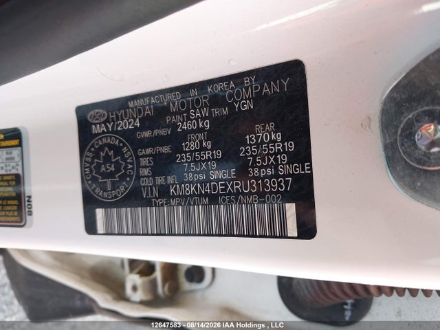 Продаж на аукціоні авто 2024 Hyundai Ioniq 5 Sel, vin: KM8KN4DEXRU313937, номер лоту: 12647583