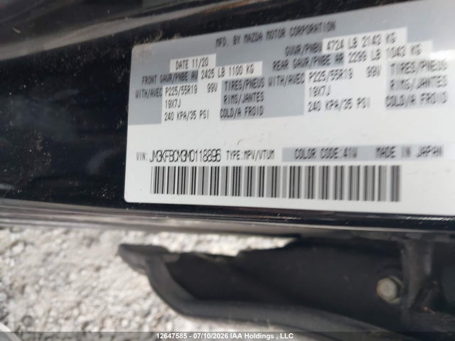 Mazda Cx-5 Touring 2021 JM3KFBCM3M0118896 Image 9