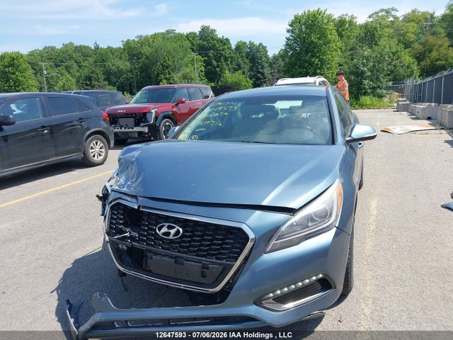 12647593 :رقم المزاد ، KMHE24L13GA007956 vin ، 2016 Hyundai Sonata Hybrid/se مزاد بيع