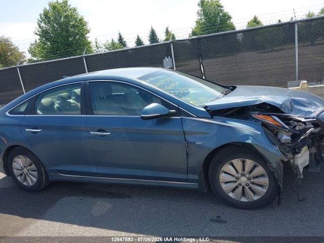 12647593 :رقم المزاد ، KMHE24L13GA007956 vin ، 2016 Hyundai Sonata Hybrid/se مزاد بيع