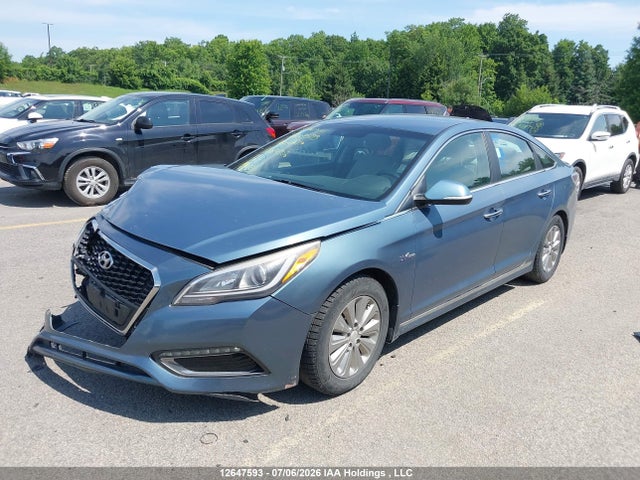 12647593 :رقم المزاد ، KMHE24L13GA007956 vin ، 2016 Hyundai Sonata Hybrid/se مزاد بيع
