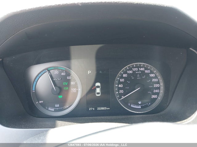 12647593 :رقم المزاد ، KMHE24L13GA007956 vin ، 2016 Hyundai Sonata Hybrid/se مزاد بيع