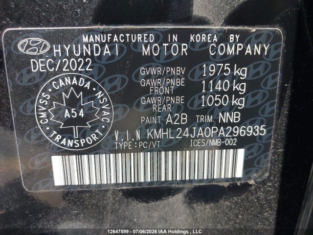 Hyundai Sonata Preferred 2023 KMHL24JA0PA296935 Image 9