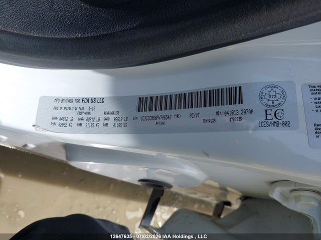 1C3CCCBB8FN706542 Chrysler 200 S