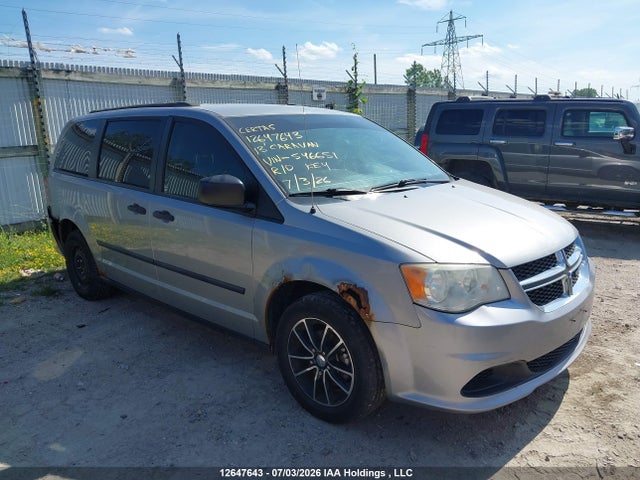 Auction sale of the 2013 Dodge Grand Caravan Se, vin: 2C4RDGBG4DR546651, lot number: 12647643