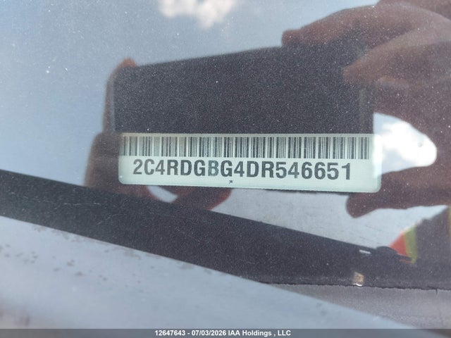12647643 :رقم المزاد ، 2C4RDGBG4DR546651 vin ، 2013 Dodge Grand Caravan Se مزاد بيع
