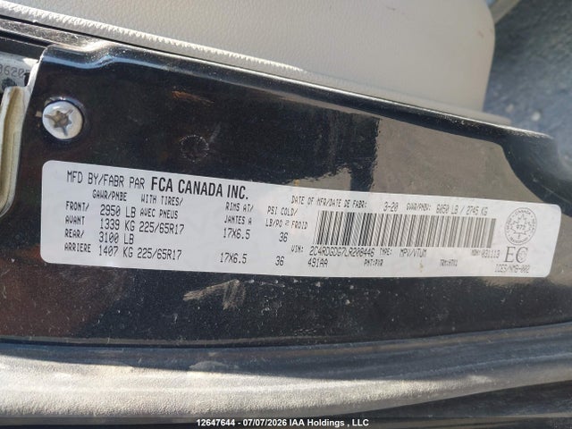 Dodge Grand Caravan Crew 2020 2C4RDGDG7LR208446 Image 9