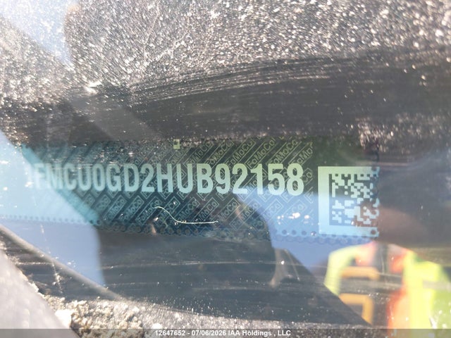 Aukcja sprzedaży 2017 Ford Escape Se, vin: 1FMCU0GD2HUB92158, numer aukcji: 12647652