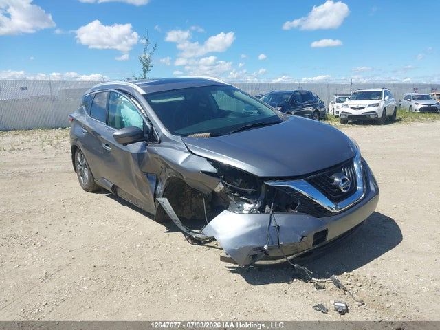 2018 Nissan Murano S/sl/sv/platinum მანქანა იყიდება აუქციონზე, vin: 5N1AZ2MH9JN140134, აუქციონის ნომერი: 12647677