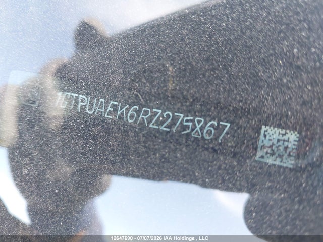 12647690 :رقم المزاد ، 1GTPUAEK6RZ275867 vin ، 2024 Gmc Sierra K1500 مزاد بيع