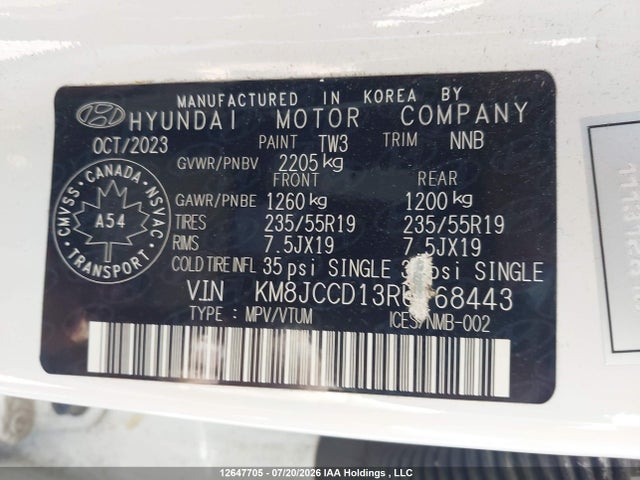 Hyundai Tucson N-line Awd 2024 KM8JCCD13RU168443 Image 9