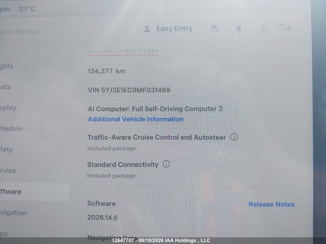 Tesla MODEL 3 2021 5YJ3E1EC9MF031469 Image 7