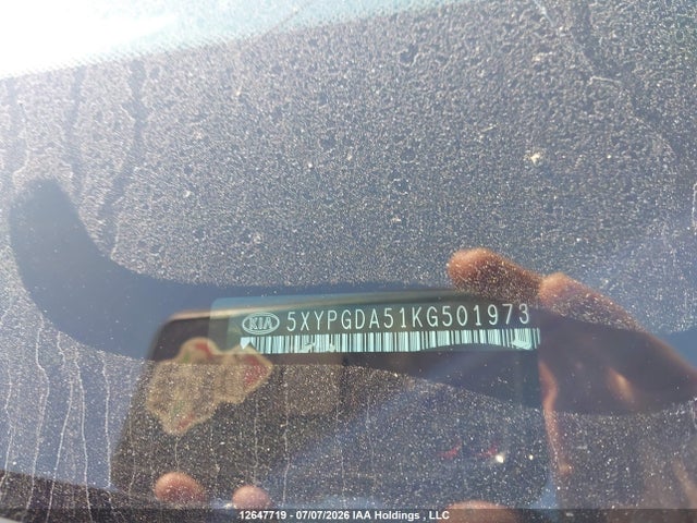 Aukcja sprzedaży 2019 Kia Sorento 2.4l Lx/3.3l Lx, vin: 5XYPGDA51KG501973, numer aukcji: 12647719