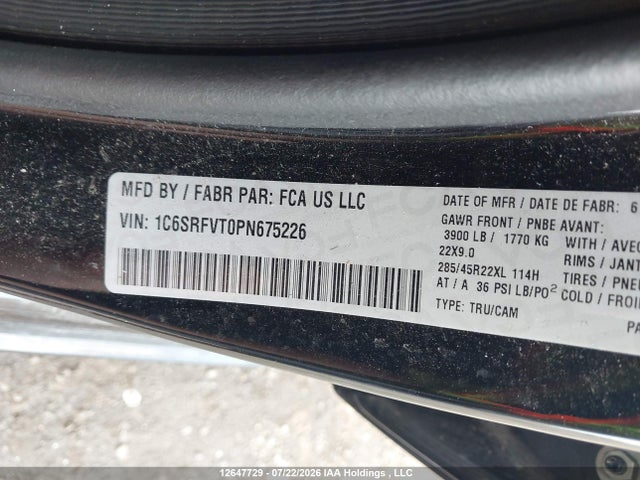 RAM 1500 Sport 2023 1C6SRFVT0PN675226 Image 9